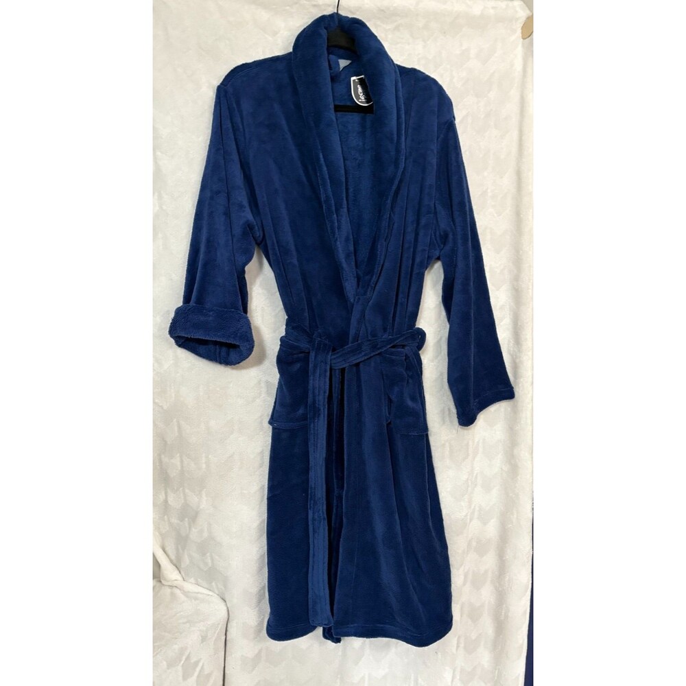 NEW Unisex Hotel Spa Collection Microfiber Fleece Robe - OSFM